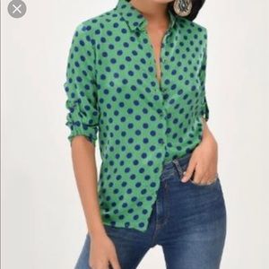 Foxcroft Wrinkle Free Fitted Fit Button Up